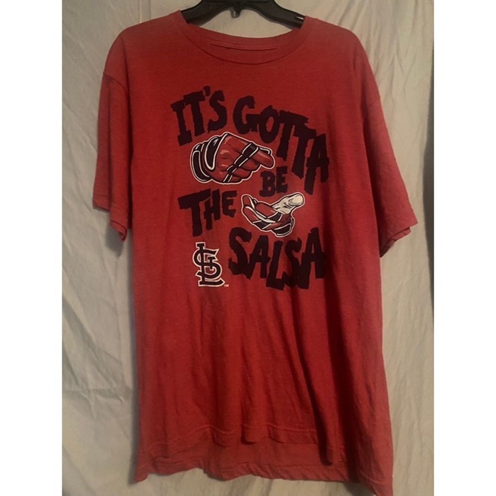 ITS GOTTA BE THE SALSA CARDINALS SHIRT  MENS 2XL